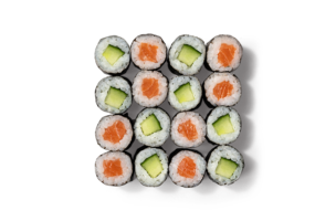 Maki Mix groß Lachs Gurke, 16 Stk